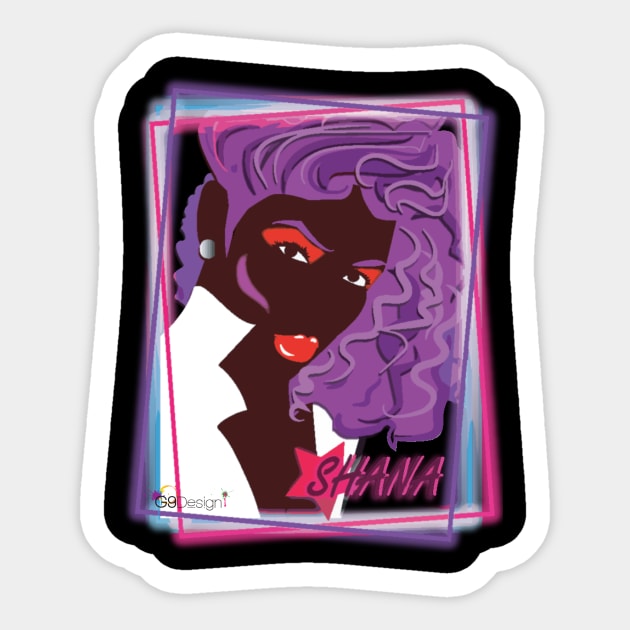 Shana K.I.S.S. (Keep It Simple Sweetheart) Sticker by G9Design